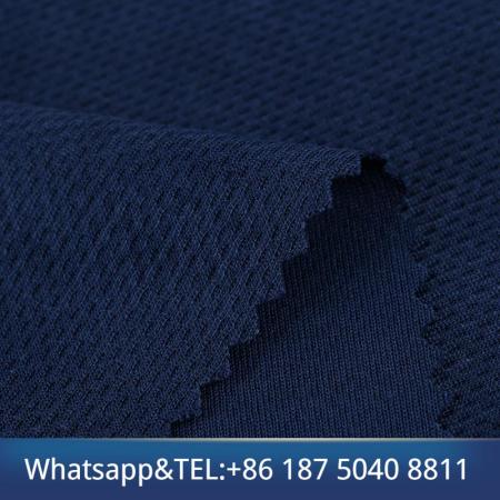Embossed honeycomb fabric