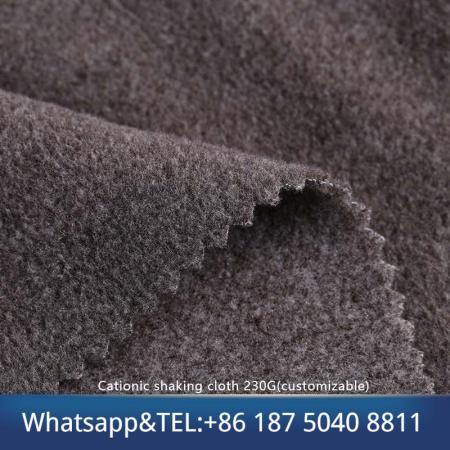 Cationic shaking cloth