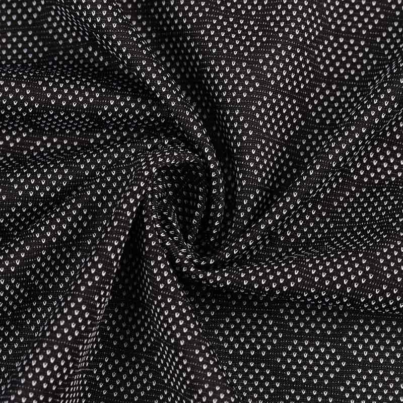 Spandex hexagonal jacquard cloth